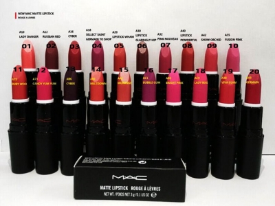 MAC Make up America New MAC Makeup Matte Lipstick Rouge A Levres 3G 0.1Oz